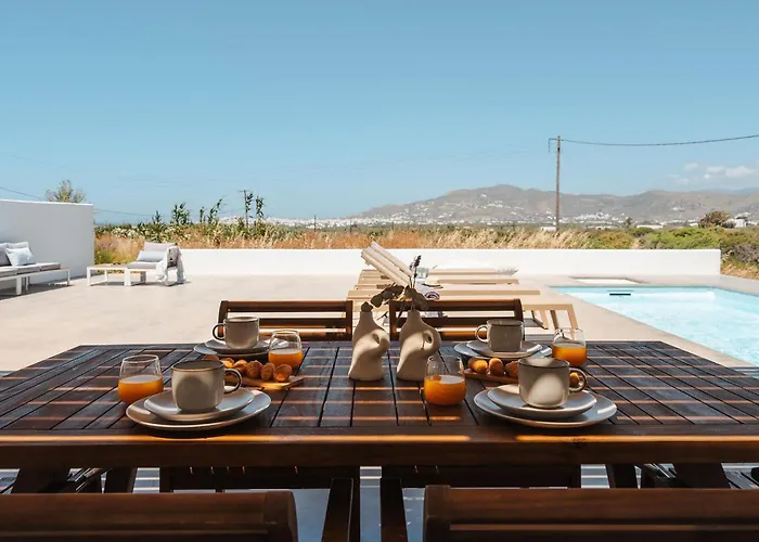 Дом отдыха Solena, Brand-new With Pool, Agia Anna Naxos